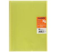 Grafoplas 39884060 - Carpeta de 40 fundas, color Amarillo, A4