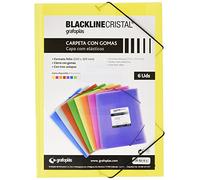 Grafoplas 4800460 - Carpeta económica con gomas, color amarillo