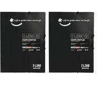 Grafoplás 4800810. Carpeta Escolar Tres Solapas y Gomas, Negro, Tamaño Folio, Cierre Gomas, Polipropileno Opaco, Like (Paquete de 2)