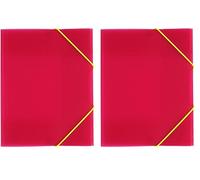 Grafoplás 4801554. Carpeta A5, Fucsia, Polipropileno, 3 Solapas, Colorgraf (Paquete de 2)