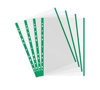 Grafoplas 5501120 - Fundas PP con indicador de color, A4, color verde
