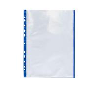 Grafoplas 5501130 - Fundas PP con indicador de color, A4, color azul