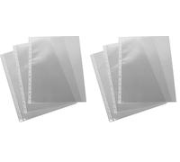 Grafoplas 5577600 - Fundas con taladros en polipropileno XS embolsadas, transparente (Paquete de 2)