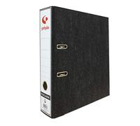 Archivador Jaspeado Eco Folio 65mm Con Rado Gris Plomo Fsc Linea Grafoplás