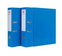 Grafoplás 7279230-Módulo de 2 archivadores con palanca de 65mm color azul