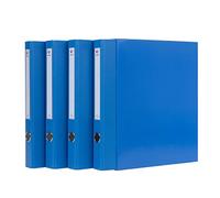 Grafoplás 7282430-Módulo de 4 archivadores con palanca de 65mm color azul