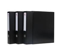 Grafoplás 7284310-Módulo de 3 archivadores con palanca de 65mm color negro