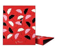 Grafoplás 88141976 Colección Nina And Other Little Things Carpeta de 4 Anillas Mixtas 25mm, Modelo Umbrellas, A4