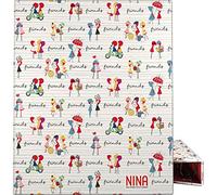 Grafoplás 88142614 Colección Nina And Other Little Things Carpeta de 4 Anillas Mixtas 25mm, Modelo Friends, A4