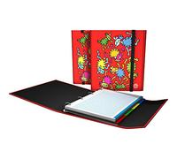 Grafoplás 88211979 Colección Katuki Saguyaki Carpeta de 4 Anillas y Recambio, Modelo Lanas, A4