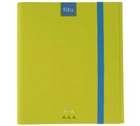Grafoplás 88212220. Carpeta con Recambio 90 g y Separadores, Verde, A4, Colección Kuru, Carpeplús