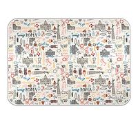 Grafoplas 9252626. Vade Escolar para Proteger Escritorio, PVC, Colección Epluche, Roma, 47x33cm.