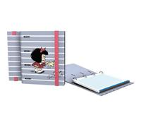 Grafoplas - Archivador Anillas A5, Carpebook Mafalda Boat, Incluye Recambio