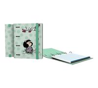 Grafoplas - Archivador Anillas A5, Carpebook Mafalda Kiss, Incluye Recambio