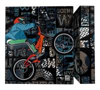 Grafoplas | Archivador de Anillas A4 | Cross Bits&Bobs Pop Up Desing | 4 Anillas Mixtas 40mm | Perfecto Material Escolar | Tapas Rígidas Cartón | Certificado FSC