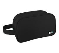 Grafoplás Bits & Bobs, Neceser Cuadrado Unisex Niños, Negro (Black), 28x18x10cm