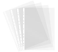 Grafoplás | Bolsa 10 Fundas Plastico A4 | Transparente Cristal | Polipropileno Calidad Galga Extra | Lomo Reforzado | 11 Taladros | Perfectas para Proteger Documentos de Oficina y Escolares