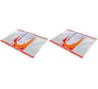 Grafoplás Bolsa 10 Fundas Polipropileno Folio 16 Taladro, Color Rojo (Paquete de 2)