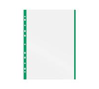 Grafoplas - Bolsa 10 Fundas Transparentes con Indicador Color Amarillo, Tamaño Folio