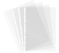 Grafoplás | Bolsa de 20 Fundas Multitaladro | Transparente Cristal | Lomo Reforzado | Tamaño Folio | Polipropileno Calidad Estándar | 16 Taladros | Perfecto como Material de Oficina y Escolar
