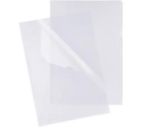 Grafoplas - Caja 100 Dossier A4 con Uñero, Plástico ExtraPlus, Cristal Liso