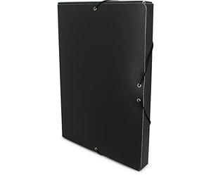 Grafoplás Caja Proyecto Armada L 30 mm Gomas Liso, Negro