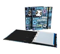 Grafoplas - Carpesano 4 Anillas a4 Colección Bits&Bobs Pop Up, Diseño Hero, Incluye Recambio 100 Hojas Cuadros Borde Color 90g, Separadores, Lomo Curvo y Goma, Certificado FSC