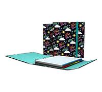 Grafoplas - Carpesano 4 Anillas con Recambio Cuadriculado 5x5, A4, Solapa de Cierre, Incluye Separadores, Carpeplús, Elena Corredoira, Hope