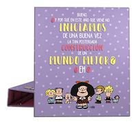 Grafoplas - Carpesano con Anillas A4, 4 Anillas Mixtas 40mm, Plastificado Soft Antihuellas, Colección Mafalda, Esperanza