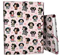 Grafoplás | Carpeta 3 Solapas | Cartón Forrado | Tapa Dura | Tamaño Folio | Colección Diseño Mafalda Única | Certificado FSC