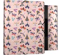 Grafoplas | Carpeta 3 Solapas | Cartón Forrado | Tapa Dura | Tamaño Folio | Diseño Bits&Bobs Pop Up Design, Butterfly | Tacto Suave | Certificado FSC