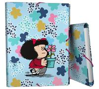 Grafoplás | Carpeta 3 Solapas | Cartón Forrado | Tapa Dura | Tamaño Folio | Plastificado Suave | Colección Diseño Mafalda Lively | Certificado FSC