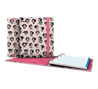 Grafoplás | Carpeta 4 Anillas A5 | Mafalda Única | Incluye Recambio Hojas Cuadricula 5x5 Borde Color | Lomo Curvo | Carpebook | Certificado FSC