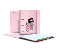Grafoplas - Carpeta A4 con Anillas Carpebook Mafalda Morning + Recambio