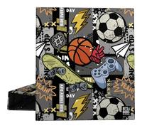 Grafoplas - Carpeta Anillas A4, 4 Argollas Mixtas 40mm, Bits&Bobs Free Sport, FSC