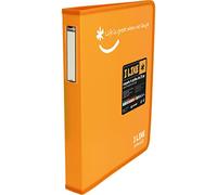 Grafoplas - Carpeta Anillas A4+, Mandarina, 4 Anillas 25mm, Polipropileno, Like