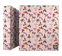 Grafoplas | Carpeta Archivadora A4 | 4 Anillas Mixtas 40mm | Butterfly Bits&Bobs Pop Up Desing | Perfecto Material Escolar | Tapas Rígidas Cartón | Certificado FSC