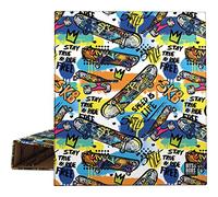 Grafoplás | Carpeta Archivadora A4 | 4 Anillas Mixtas 40mm | Colección Bits&Bobs Pop Up Desing | Street | Certificado FSC