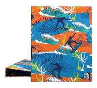 Grafoplas | Carpeta Archivadora A4 | Diseño Hawaii Bits&Bobs Pop Up Desing | 4 Anillas Mixtas 25mm | Certificado FSC | Plastificado Brillo | Perfecto Material Escolar
