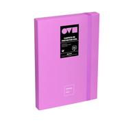 Grafoplas | Carpeta Archivadora de Proyecto | Lomo 3cm | Tamaño Folio | Tapa Rígida | PolyFoam | Resistente y Ultraligero | Color Lavanda | Colección Unequal Minimal | Ideal para Documentos Escolares