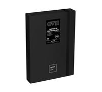 Grafoplas - Carpeta Archivadora de Proyecto, Lomo 5cm, Tamaño Folio, Tapa Rígida, PolyFoam, Resistente y Ultraligero, Color Negro, Colección Unequal Minimal, Perfecta para Documentos Escolares