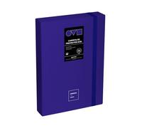 Grafoplas - Carpeta Archivadora de Proyecto, Lomo 5cm, Tamaño Folio, Tapa Rígida, PolyFoam, Resistente y Ultraligero, Color Azul, Colección Unequal Minimal, Perfecta para Documentos Escolares