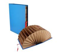 Grafoplas - Carpeta Archivadora Fuelle para Documentos A4, Azul, Tamaño Folio, 15 Bolsillos, Indicador Alfanumérico, Cubierta Rígida, 36 x 26 cm, Lomo 13,2cm, 1 Unidad, Serie Pokf