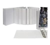 Grafoplas - Carpeta Canguro, A4, 4 Anillas Mixtas 52mm, PVC, Bolsa Transparente en Portada y Lomo, 32x27x7cm