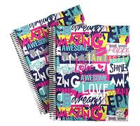 Grafoplas - Carpeta con 30 Fundas Transparentes, A4, Espiral, Tapas Polipropileno, Cierre Gomas, Incluye Sobre Transparente, Colección Sé Tú, Amazing