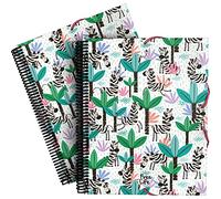 Grafoplás 39822440. Carpeta con 30 Fundas Transparentes, A4, Espiral, Tapas Polipropileno, Cierre Gomas, Incluye Sobre Transparente, Colección Freelife, Zebra