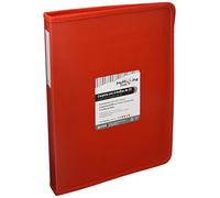 Grafoplas - Carpeta con Anillas 25mm, Color Rojo, A4+, Lomo 40mm, Serie Multiline