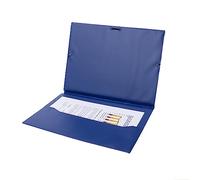 Grafoplás | Carpeta con Bolsa Interior | PVC | Azul | Tamaño Folio | Tapa Rígida | 33x25cm