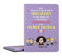 Grafoplas - Carpeta de 30 Fundas Transparentes, A4, Tapas Polipropileno, Esperanza, Mafalda