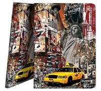 Grafoplas - Carpeta de 30 Fundas Transparentes, A4, Tapas Polipropileno, New York, Colección Cities